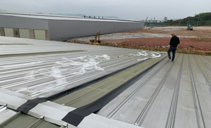 下陆厂房屋面防水维修案例